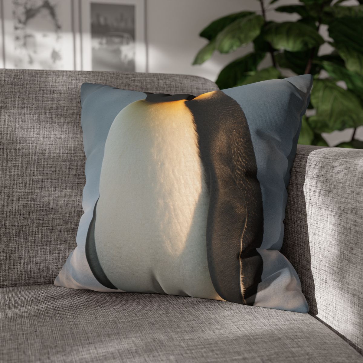 Aurora Drift Emperor Penguin unique gift pillow cases