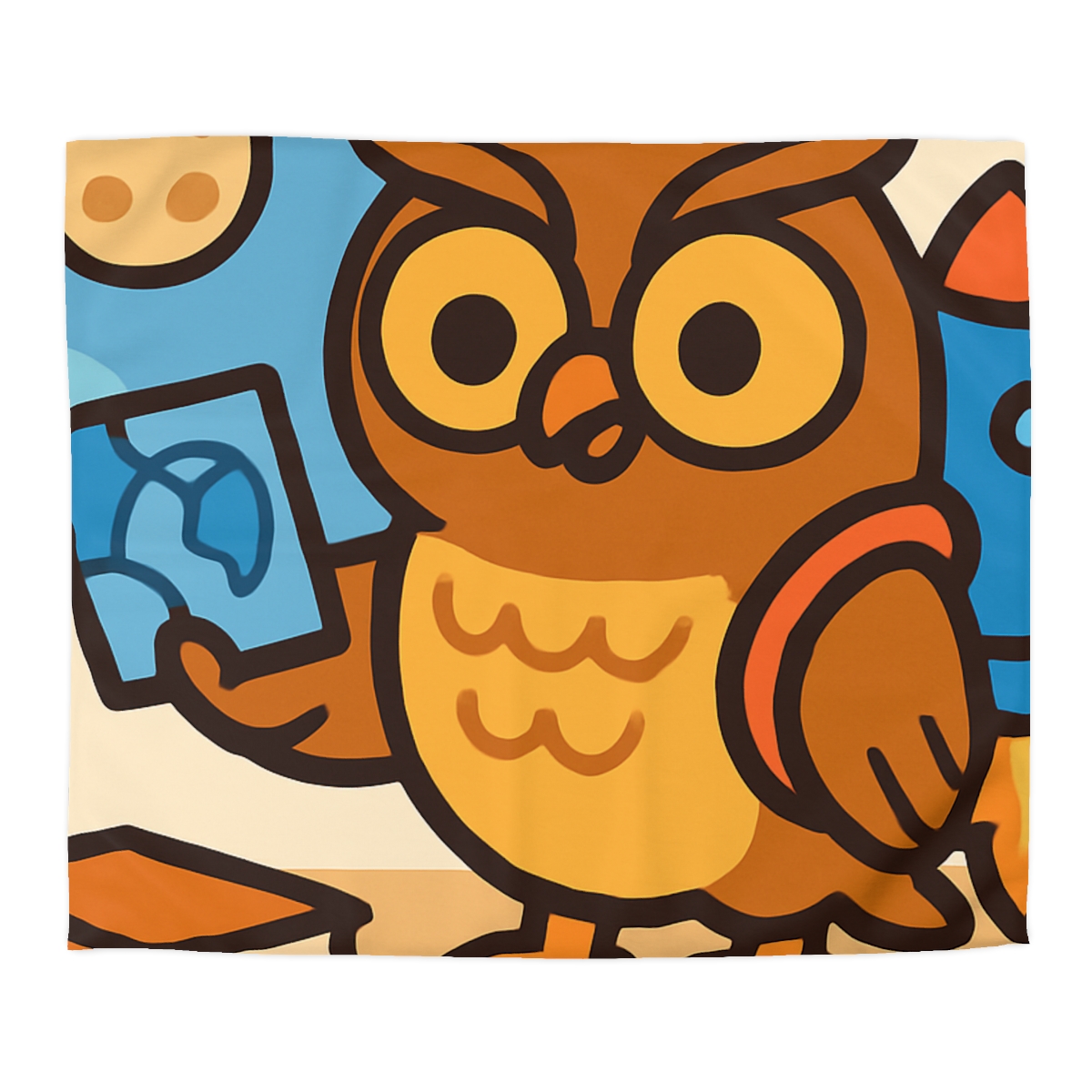 Rocket School Owl custom duvets