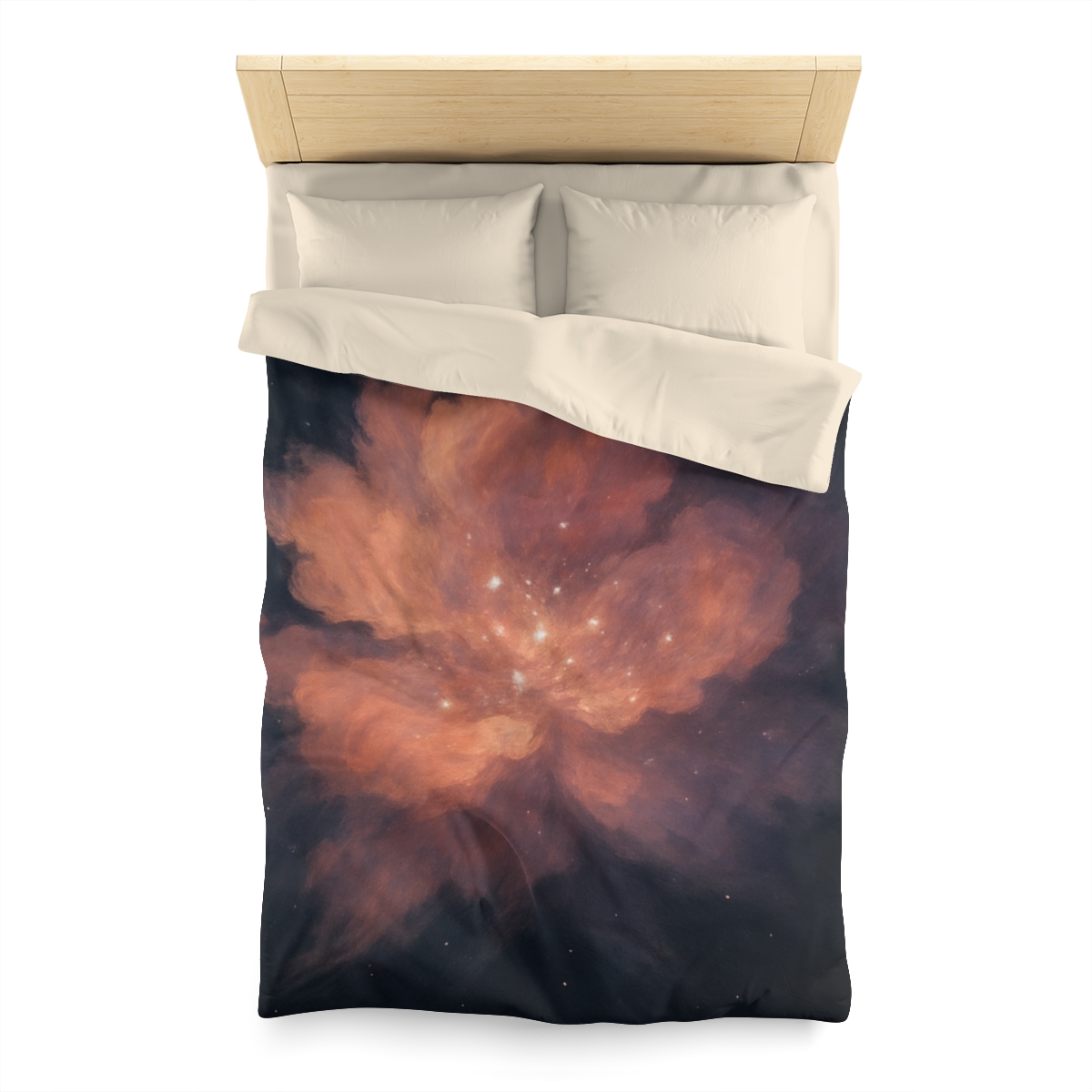 Celestial Dust Bloom personalized bedding duvets