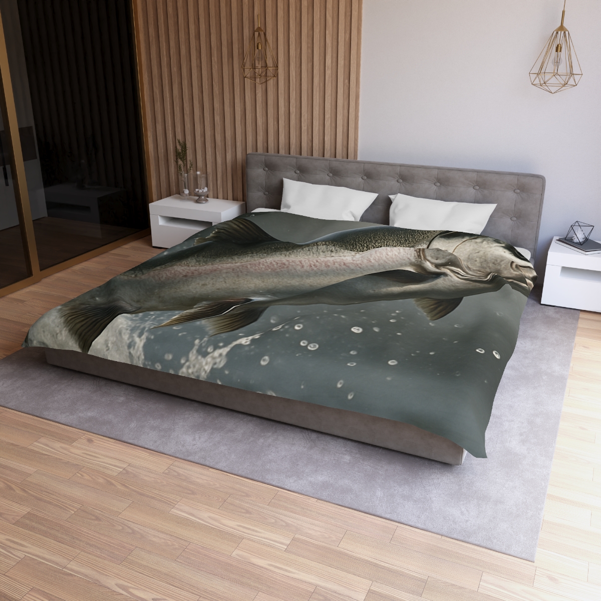 Silver Surge Chinook Salmon warm winter duvets