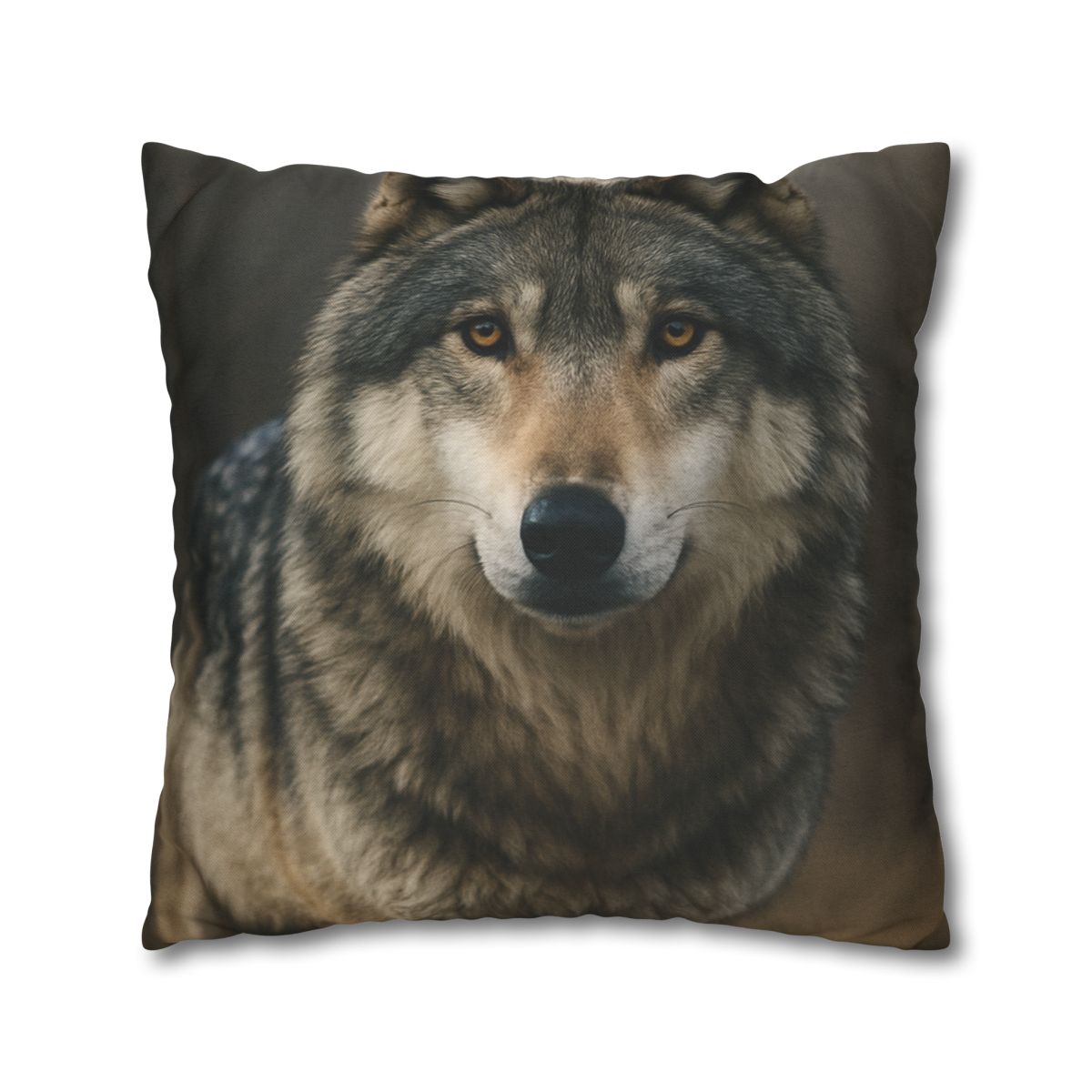 Ember Gaze Gray Wolf trendy patterned pillow cases