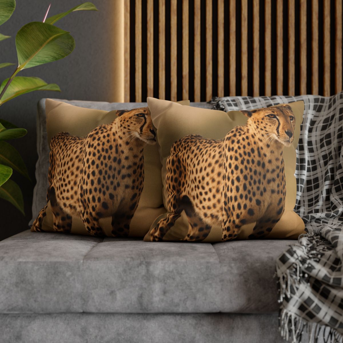 Wind Trace Cheetah trendy patterned pillow cases