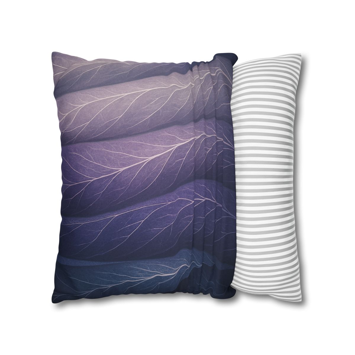 Leaf Vein Aurora Drapery stylish decorative pillowcases
