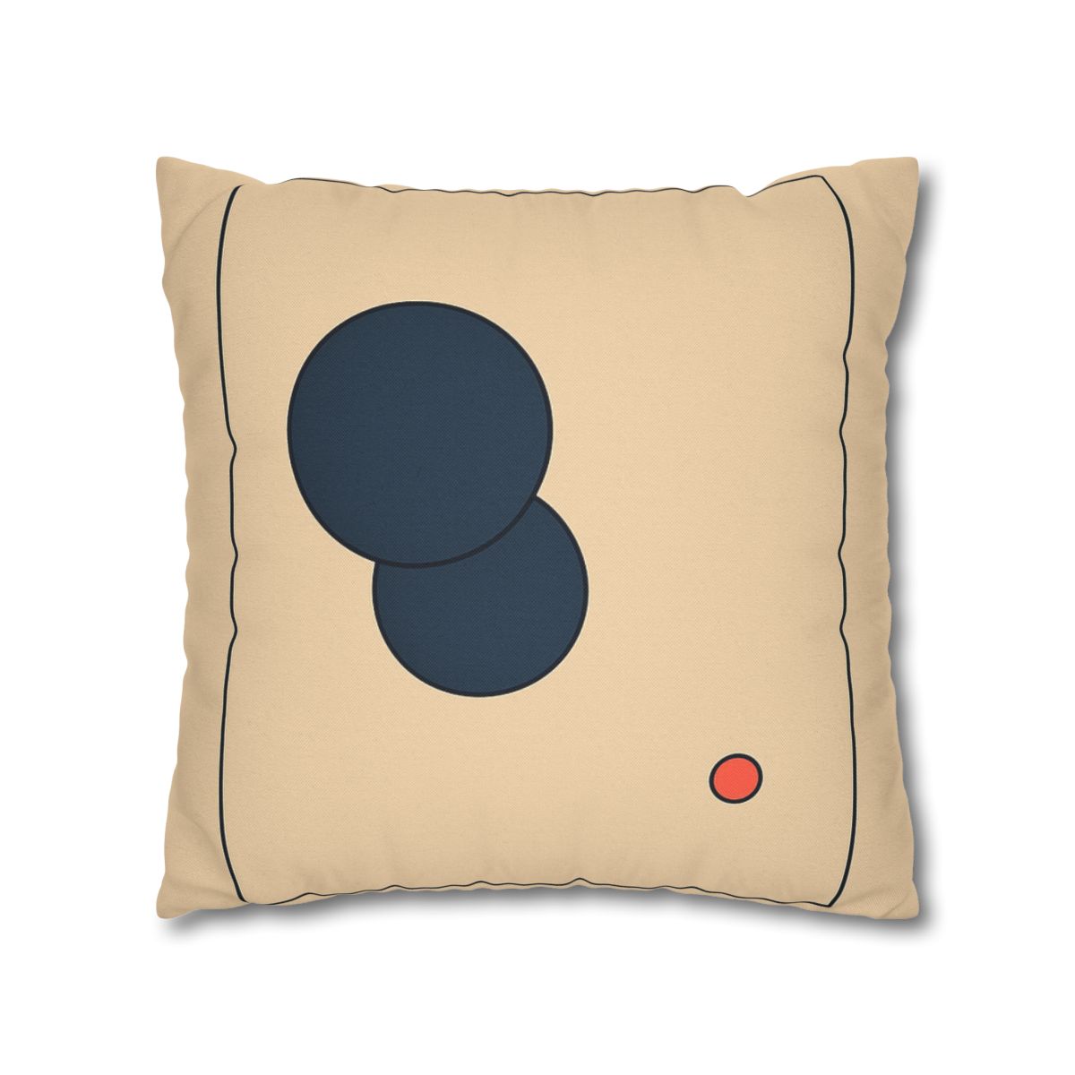 Offset Frame With Two Quiet Discs stylish decorative pillowcases