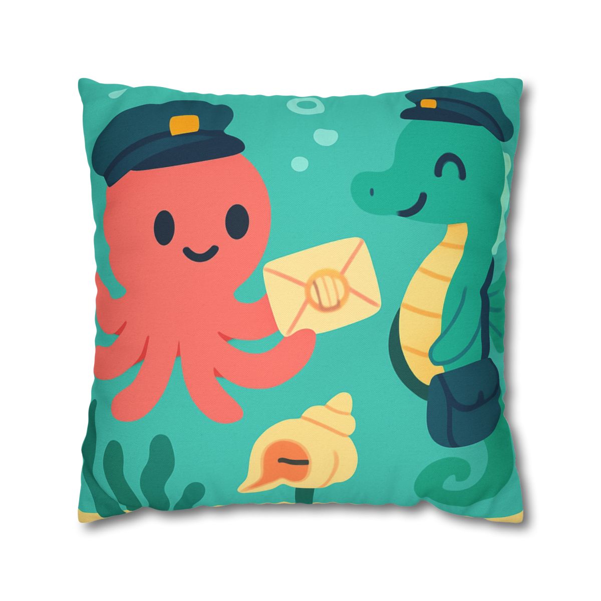 Glow Reef Post Office For Seahorse Mail unique gift pillow cases