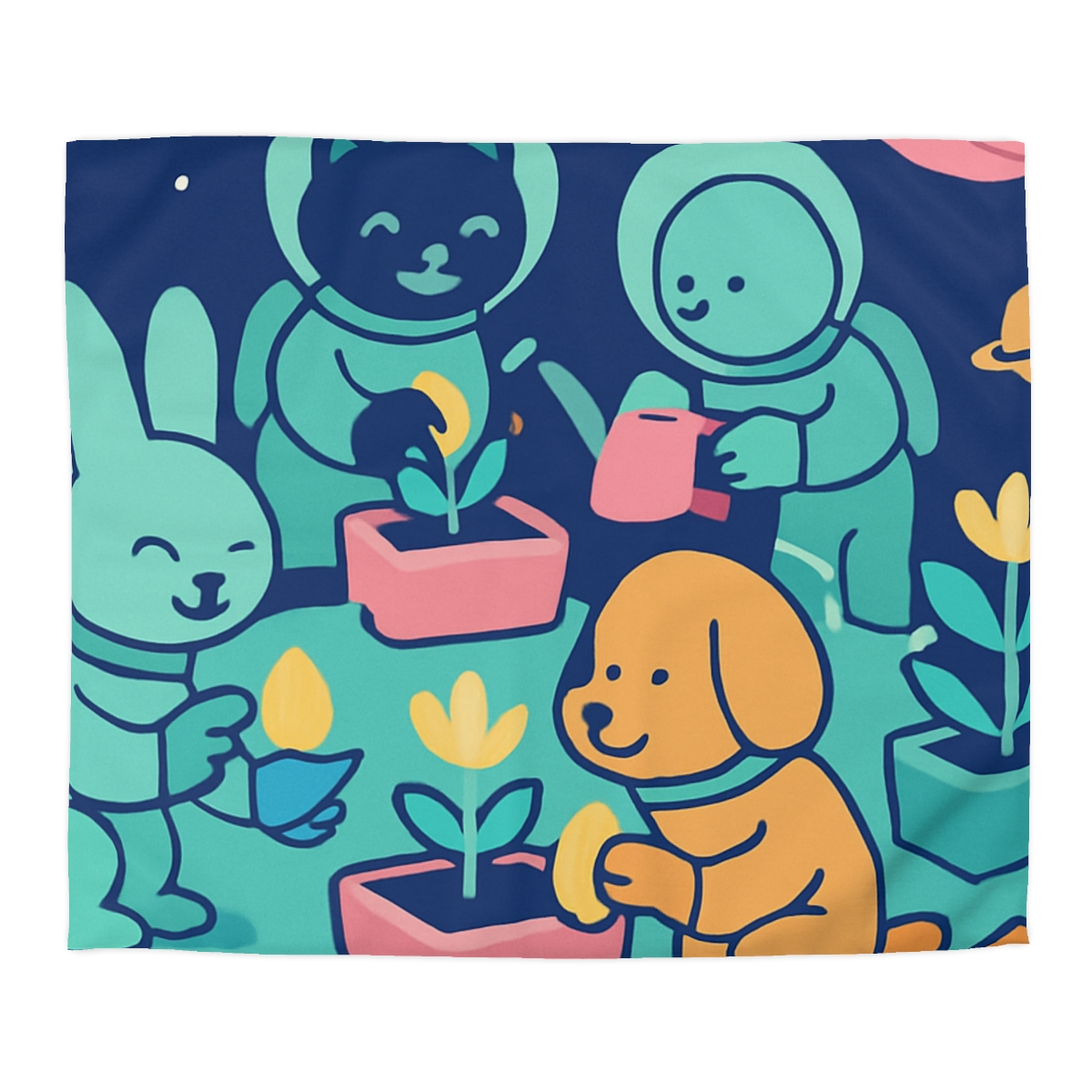 Galactic Gardeners duvets for gifts