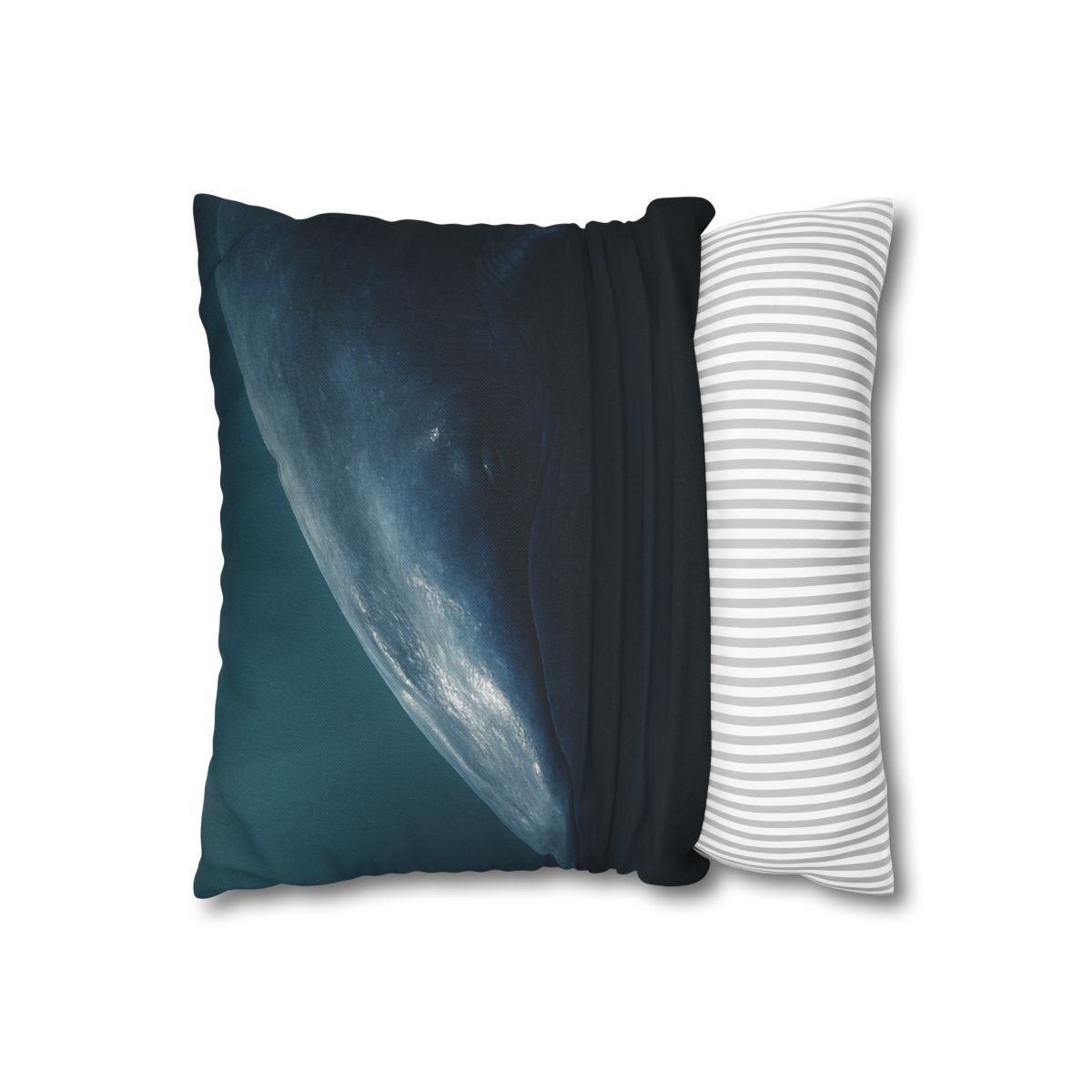 Ocean Song Blue Whale personalized pillow covers