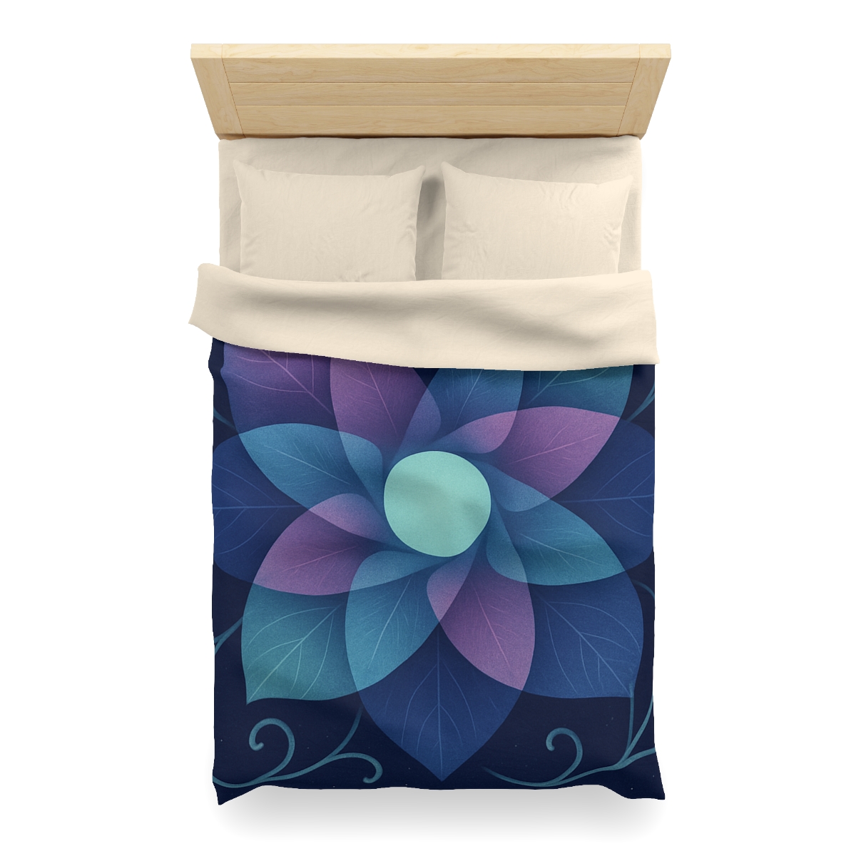 Petal Aperture Kaleidoscope stylish duvet covers