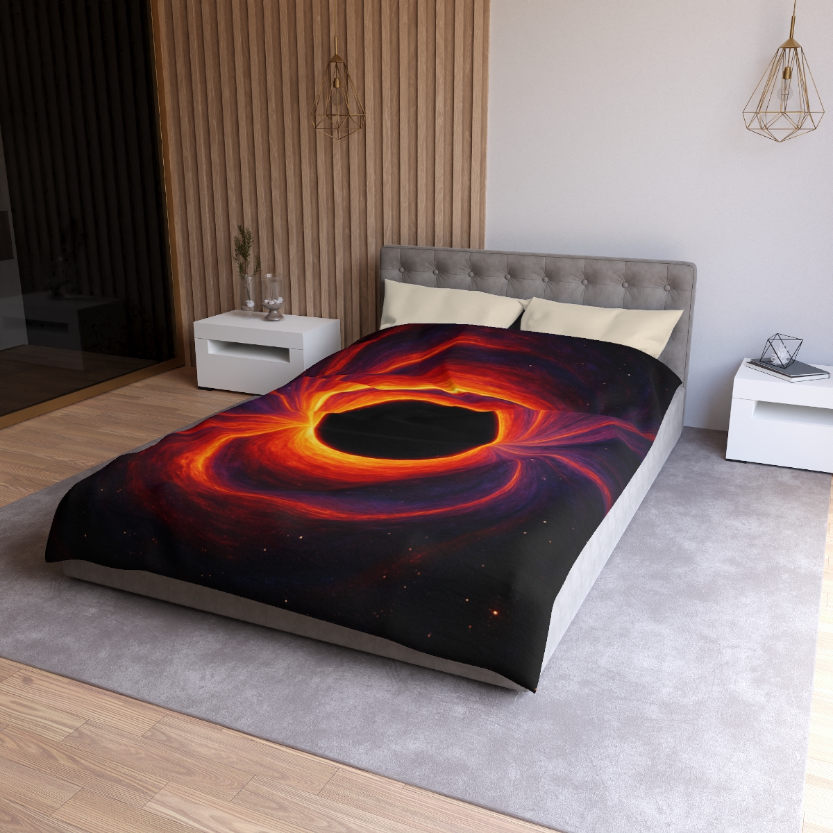 Gravitational Halo Bloom stylish duvet covers