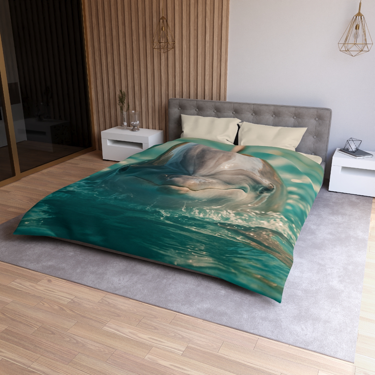 Coral Realm Dolphin soft comforter duvets