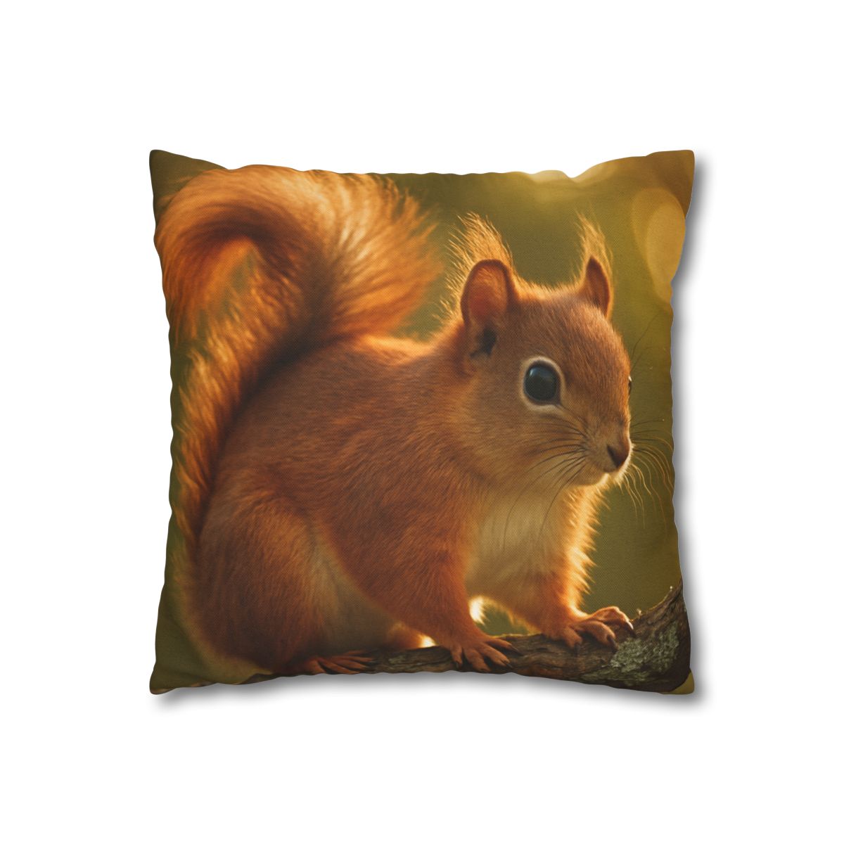 Sunrise Forager Red Squirrel comfortable bedding pillow covers