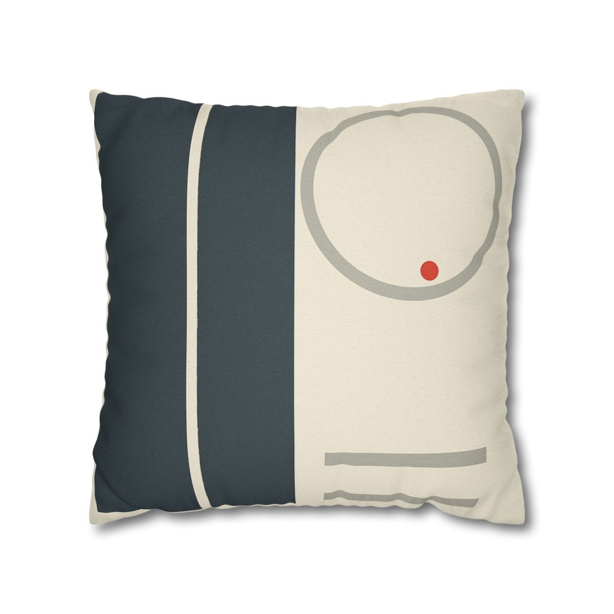 Split Rectangle With Floating Ring stylish decorative pillowcases