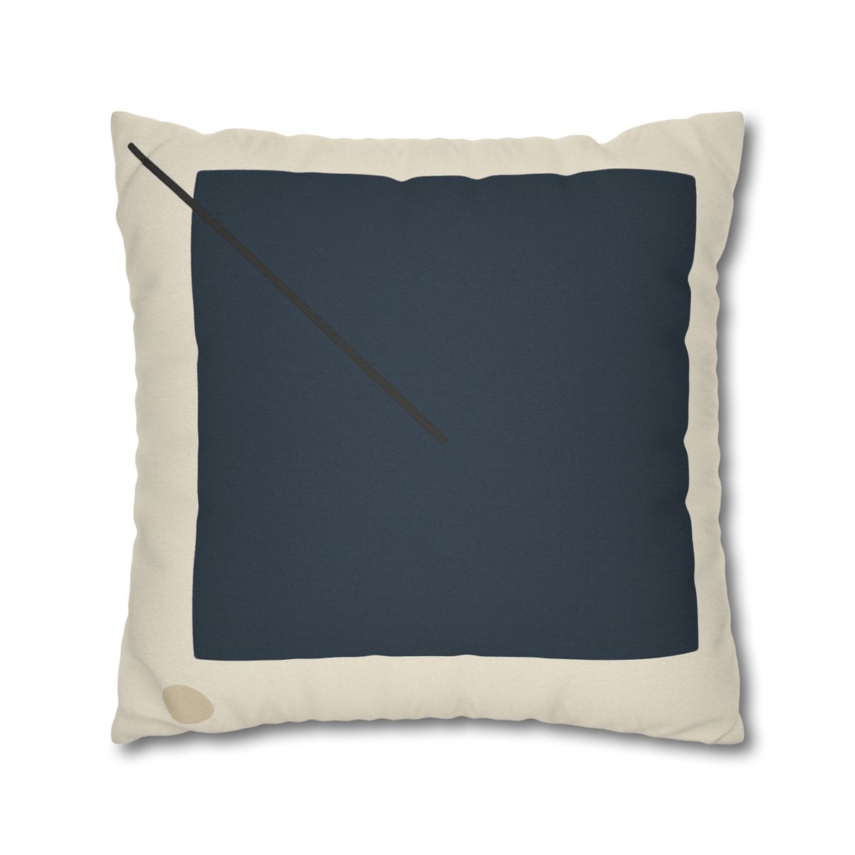 Diagonal Line And Square Balance soft cotton pillow cases