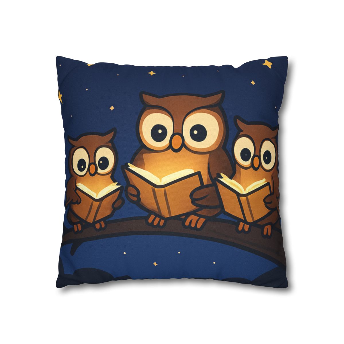 Moonlight Library Of Owls unique gift pillow cases