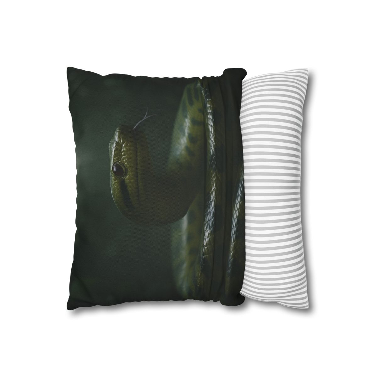 Starlit Coil Green Anaconda comfortable bedding pillow covers