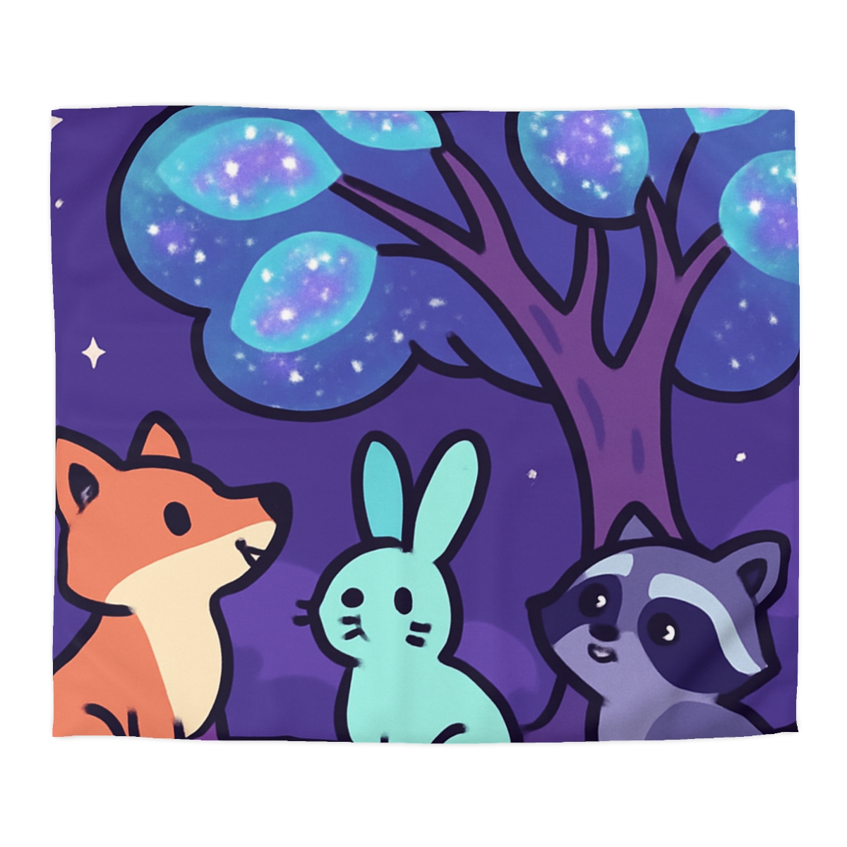 Nebula Forest Friends warm winter duvets