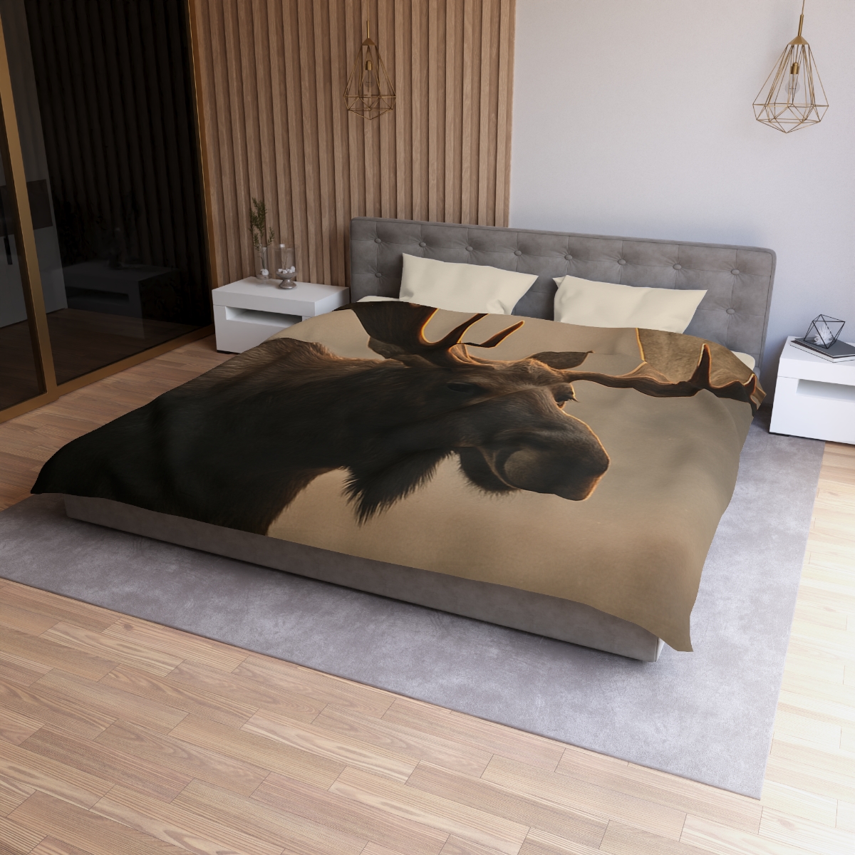 Dawn Mirror Moose warm winter duvets