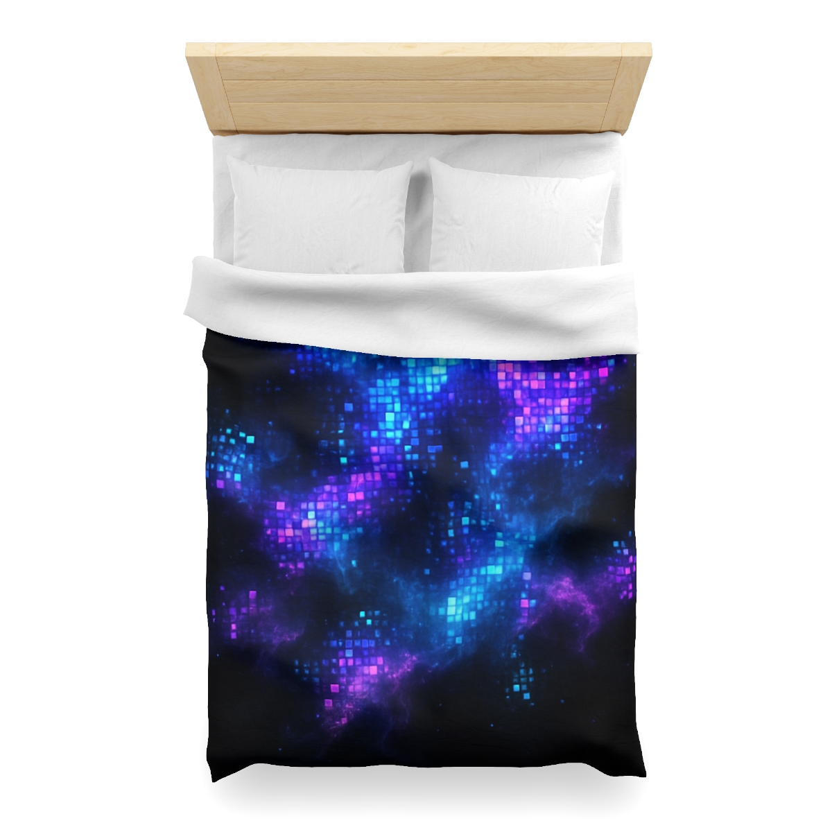 Quantum Nebula Mosaic designer printed duvets