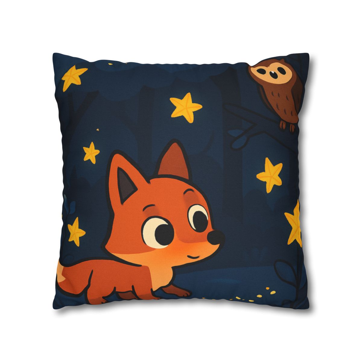 Cosmic Forest Fox personalized pillow covers