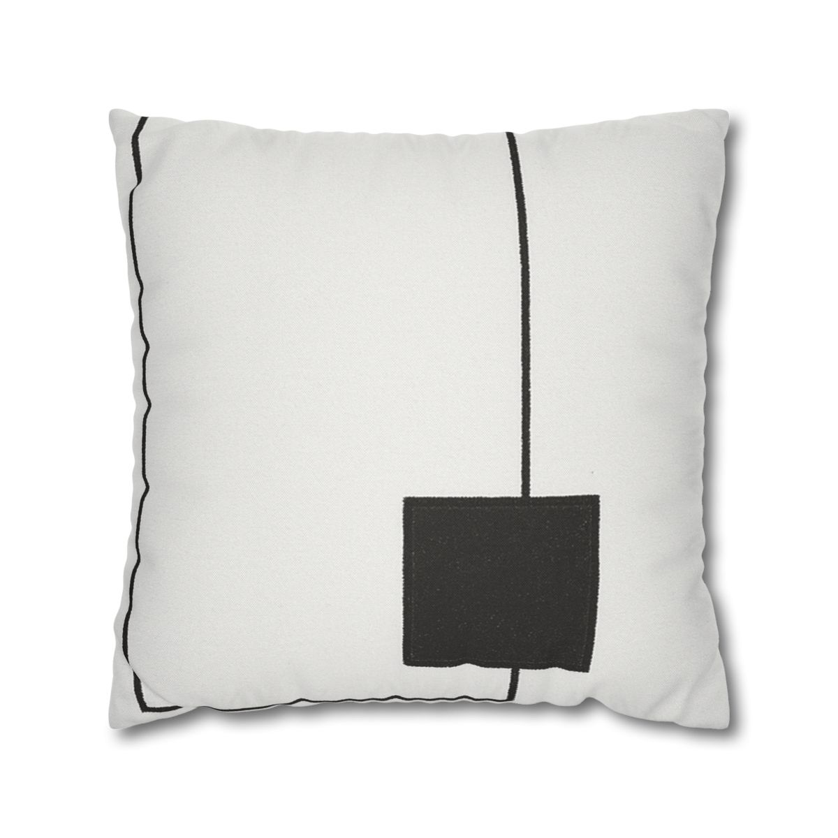 Offset Frame And Inner Square Pause trendy patterned pillow cases