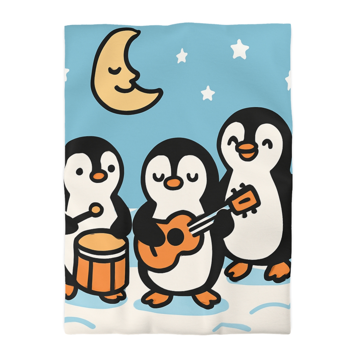 Moonlit Penguin Band unique patterned duvets