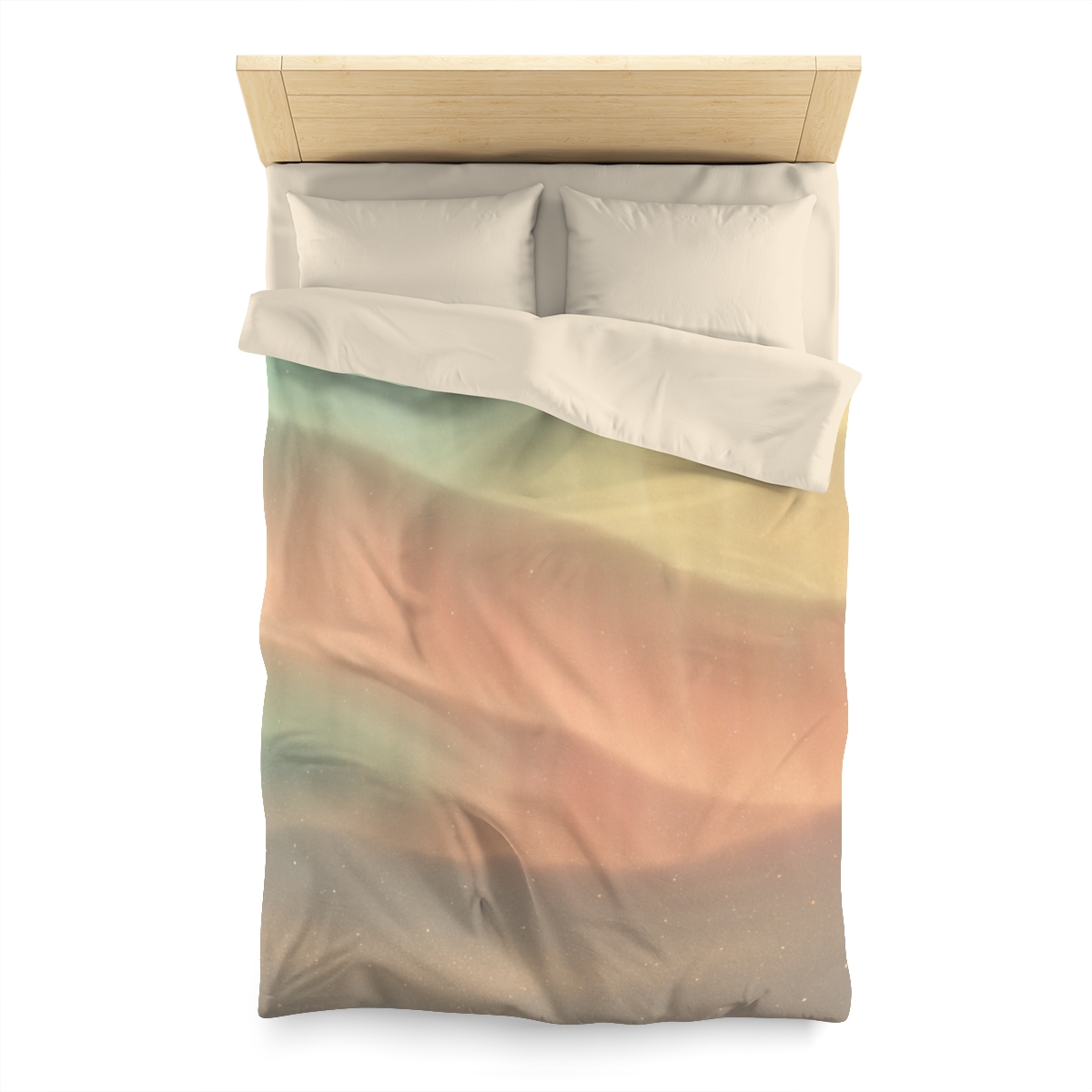 Auroral Dust Gradient designer printed duvets