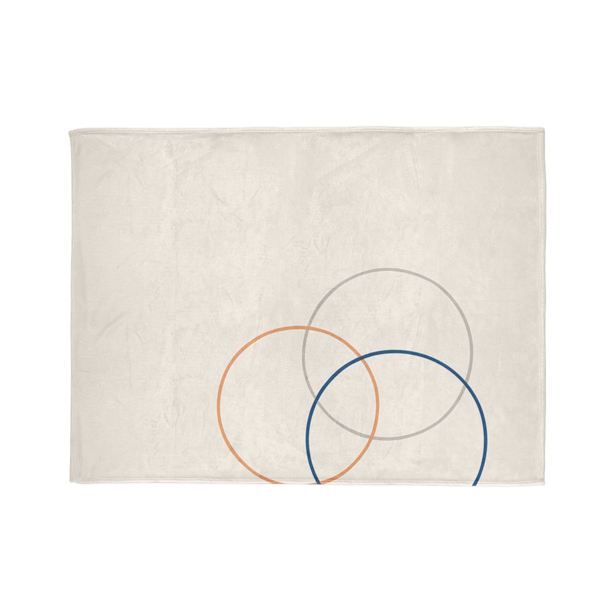Orbiting Ring Triad trendy patterned blankets