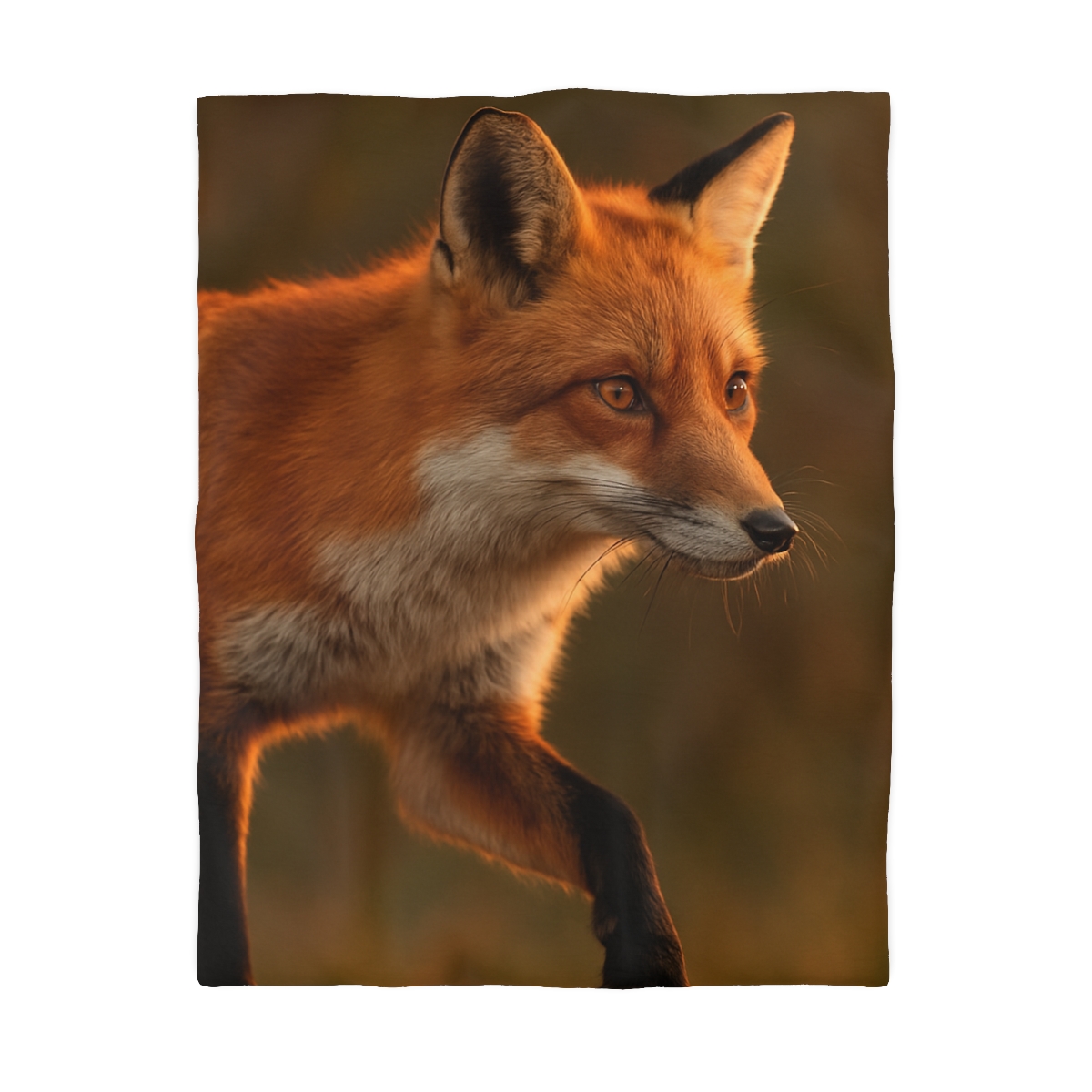 Crimson Whisper Red Fox trendy bedroom duvets