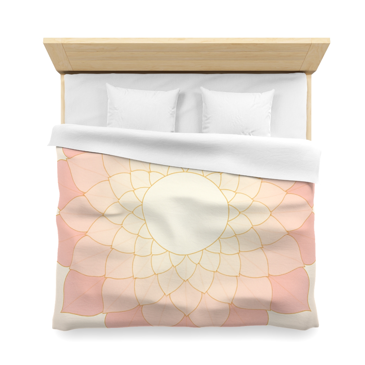 Petal Halo Lattice warm winter duvets