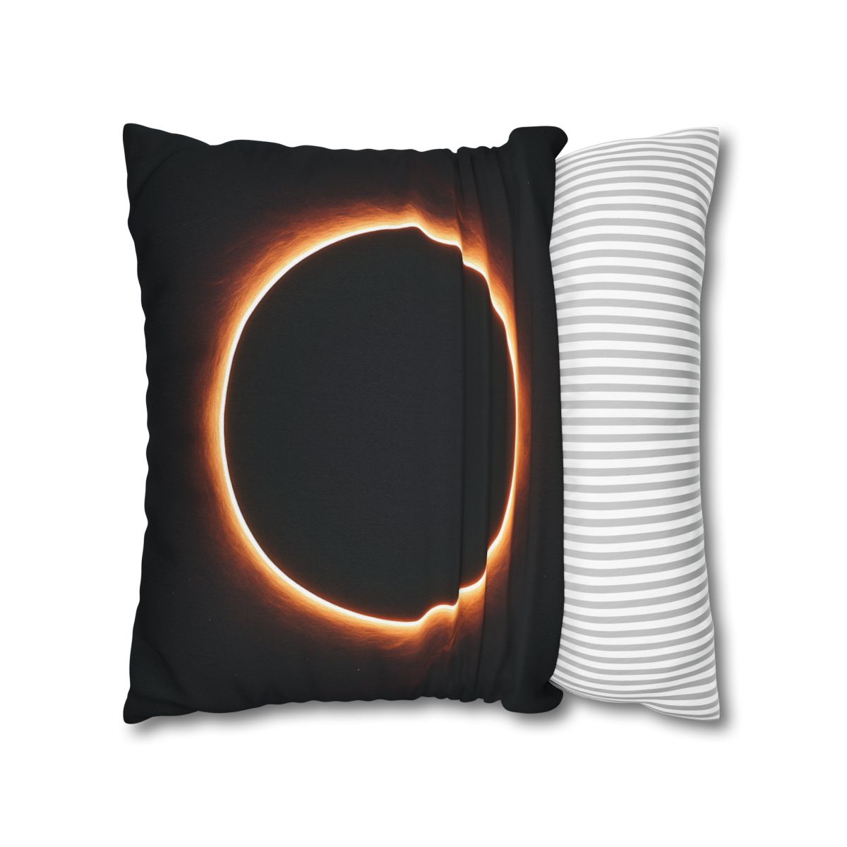 Dark Horizon Singularity Glow personalized pillow covers