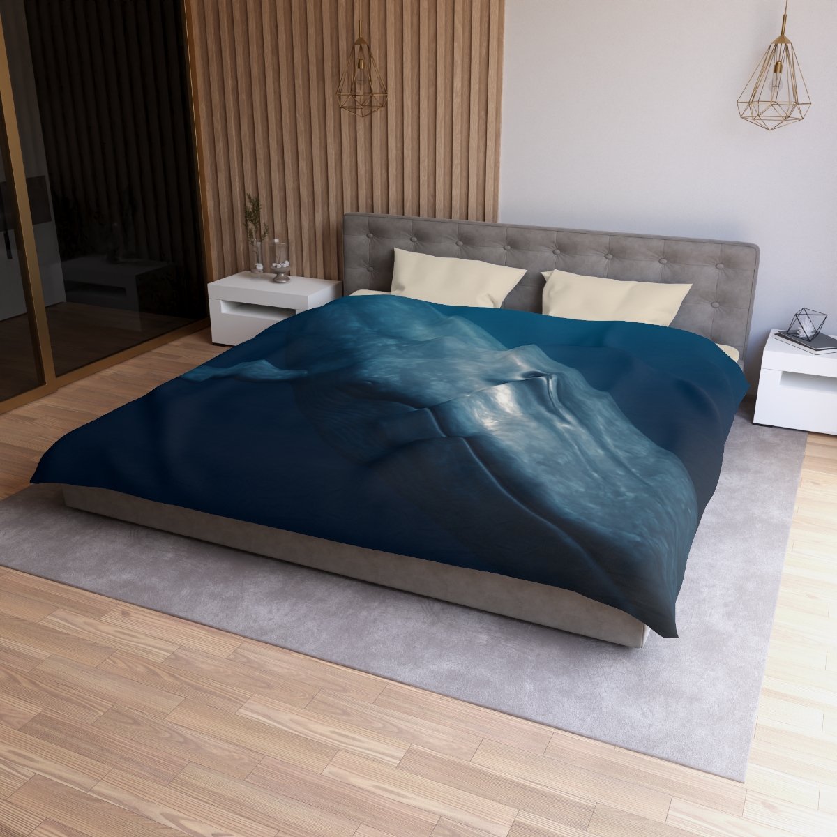 Ocean Song Blue Whale stylish duvet covers