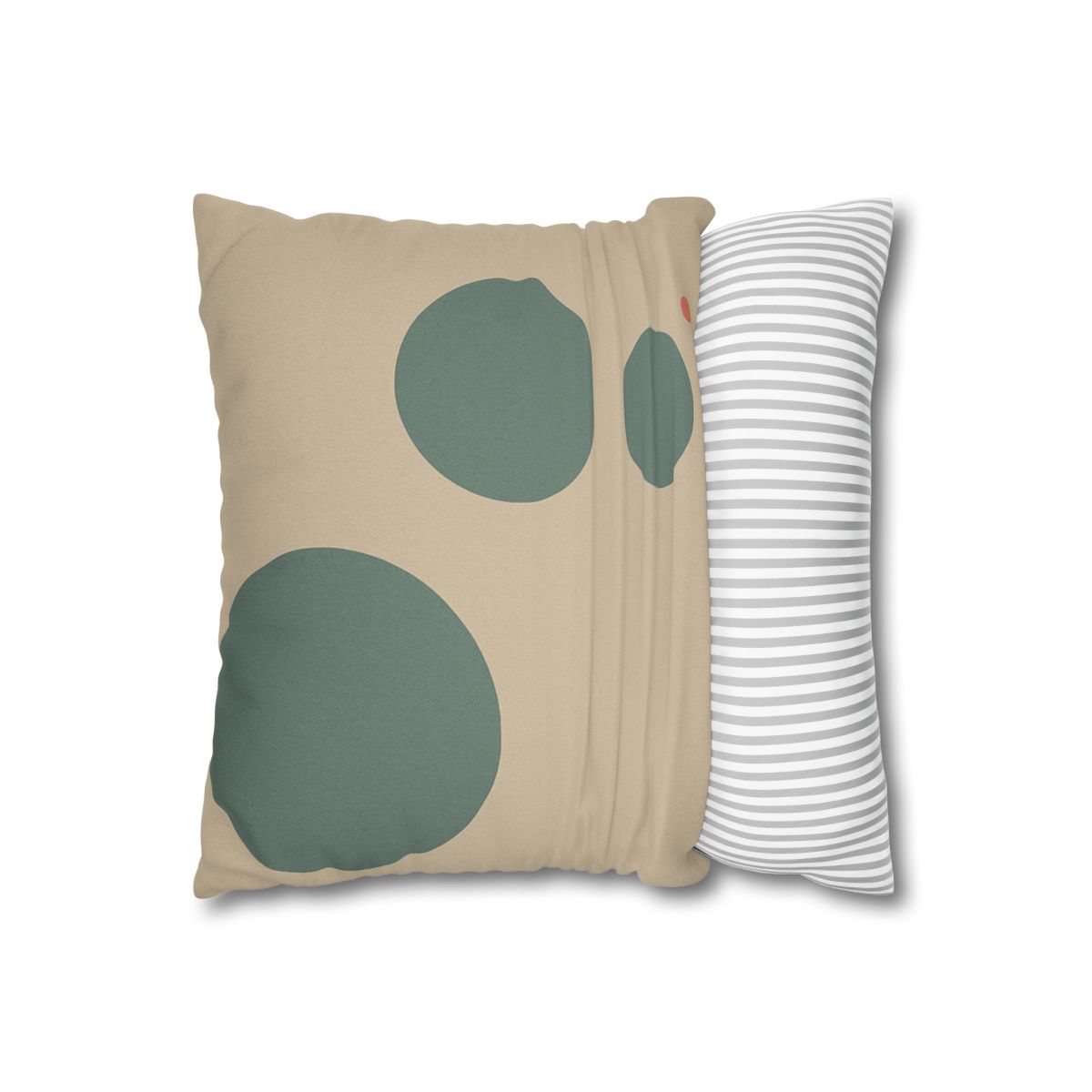 Quiet Triplet Of Offset Circles personalized pillow covers