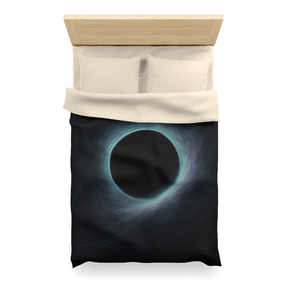 Event Horizon Ink Bloom personalized bedding duvets