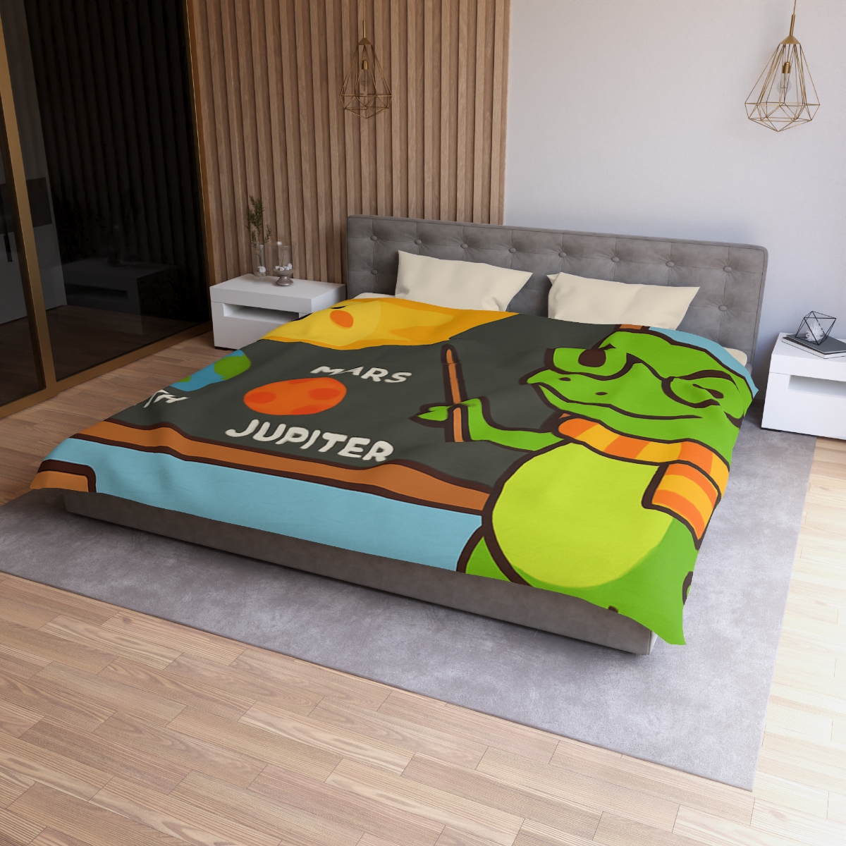 Comet Classroom Gecko custom duvets