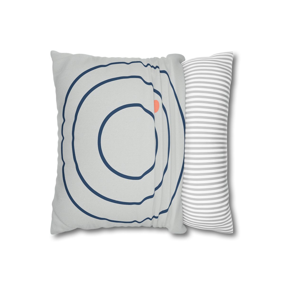 Three Calm Rings With Accent Dot trendy patterned pillow cases