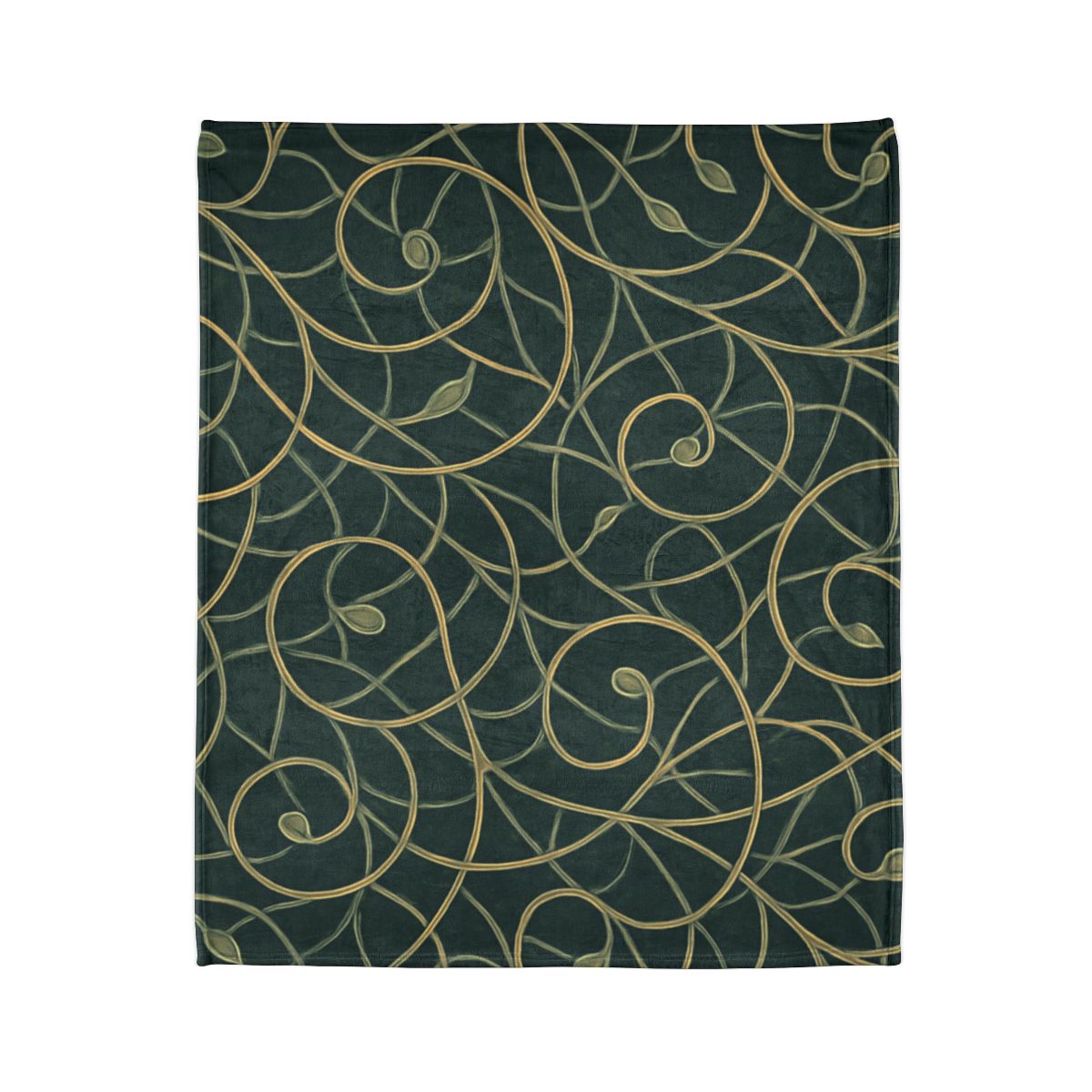 Tendril Lace Network soft fleece blankets