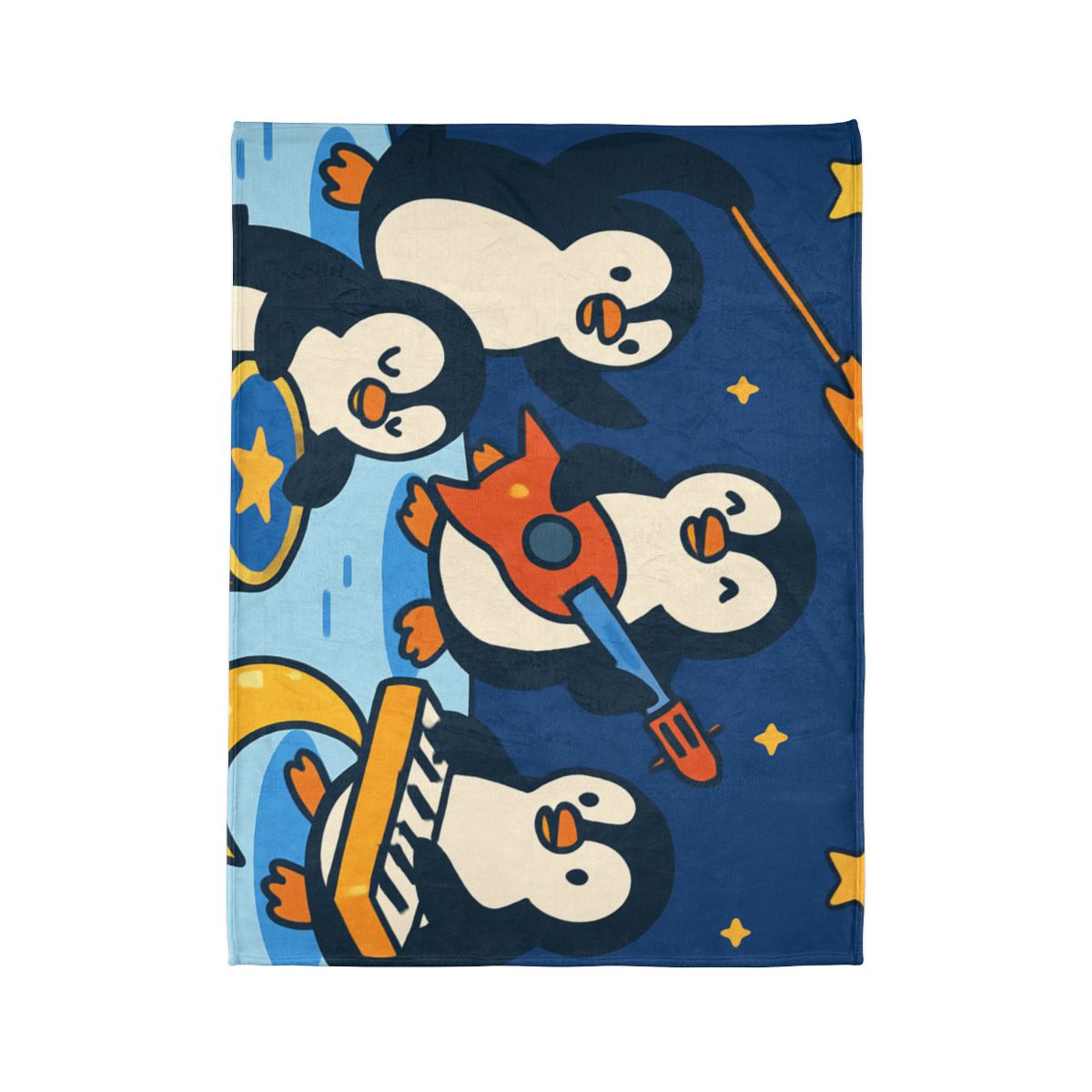 Starlight Symphony Penguin Band warm winter blankets