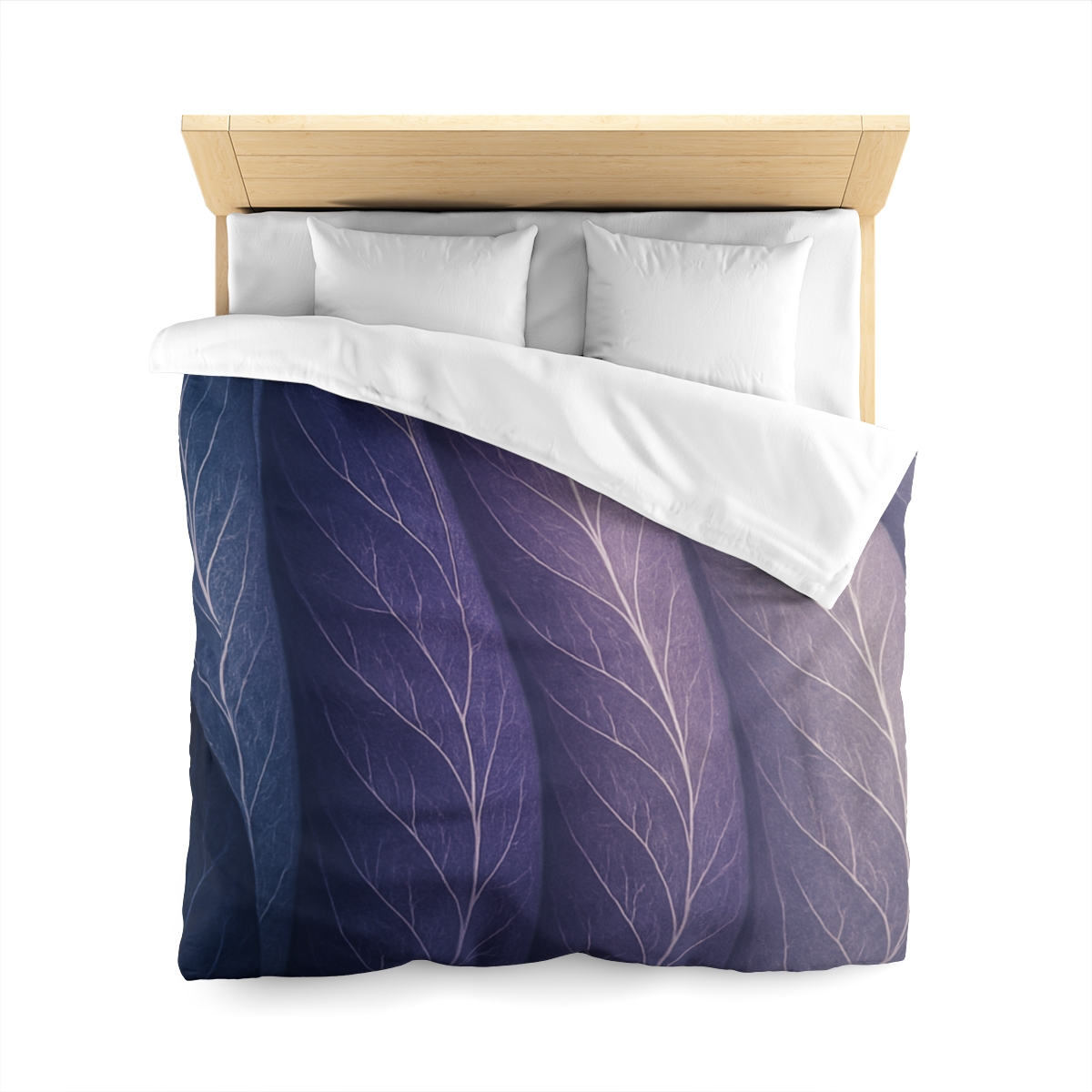 Leaf Vein Aurora Drapery custom duvets