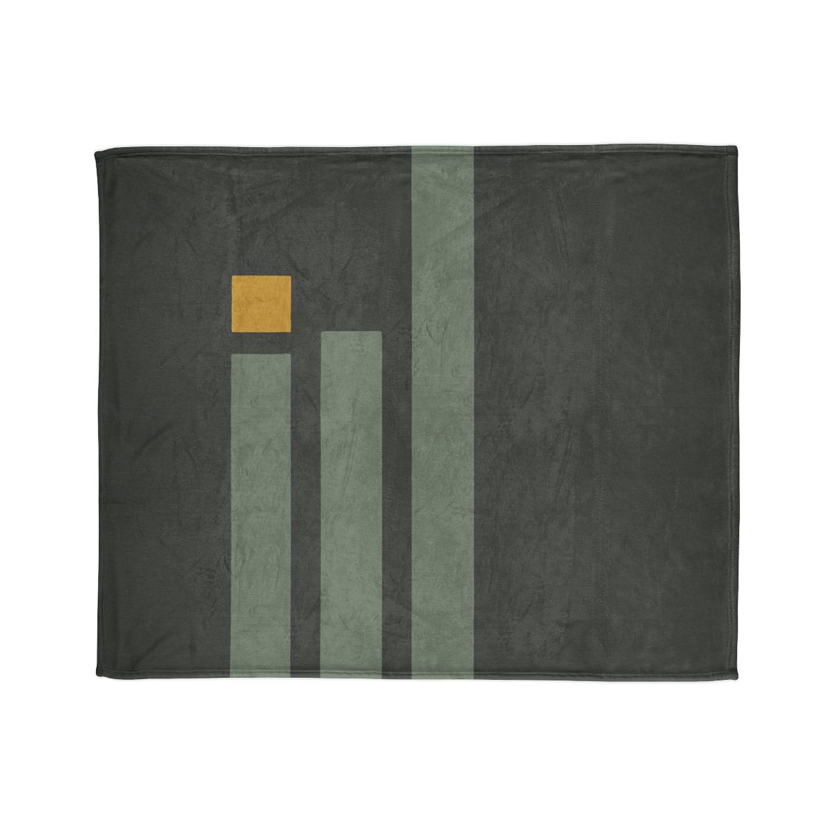Offset Trio Of Vertical Bars soft fleece blankets