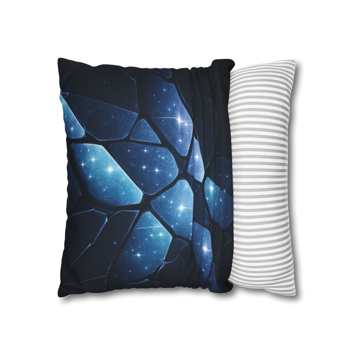 Starlit Fracture Mosaic personalized pillow covers