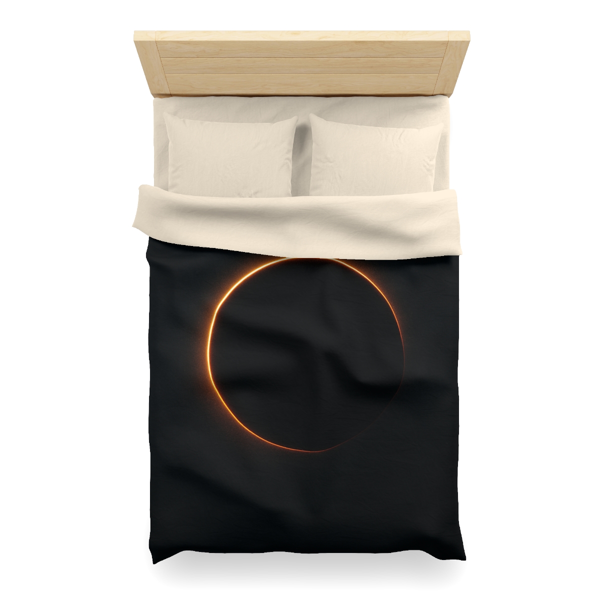 Void Horizon Silhouette Bloom custom duvets