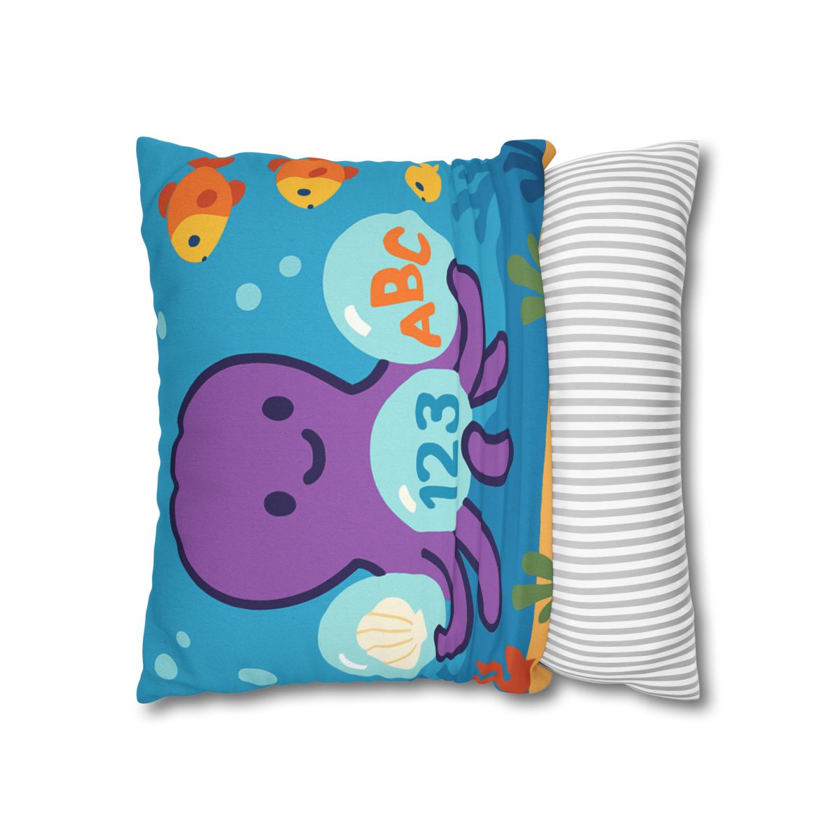 Octopus Library Of Bubble Books trendy patterned pillow cases