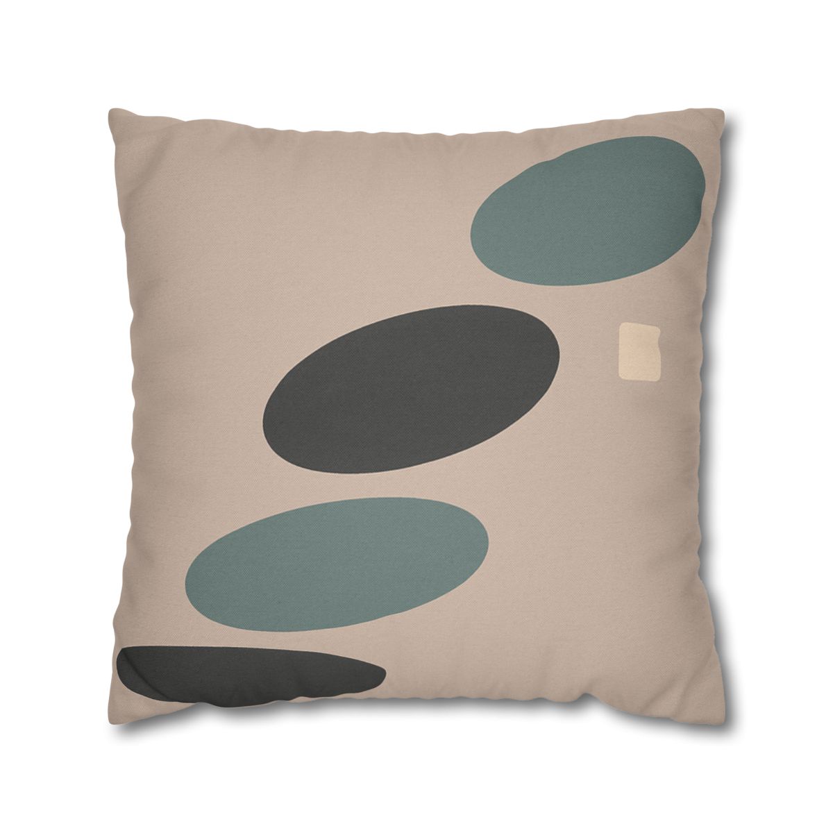 Staggered Ovals With Pause stylish decorative pillowcases