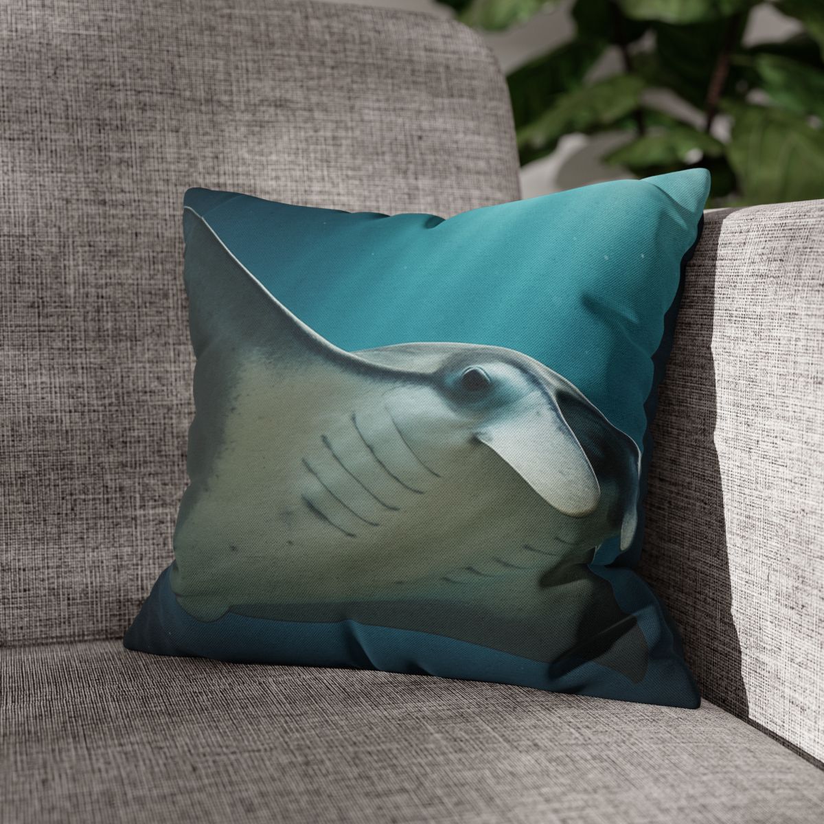 Silk Wing Drift Manta Ray custom pillow cases