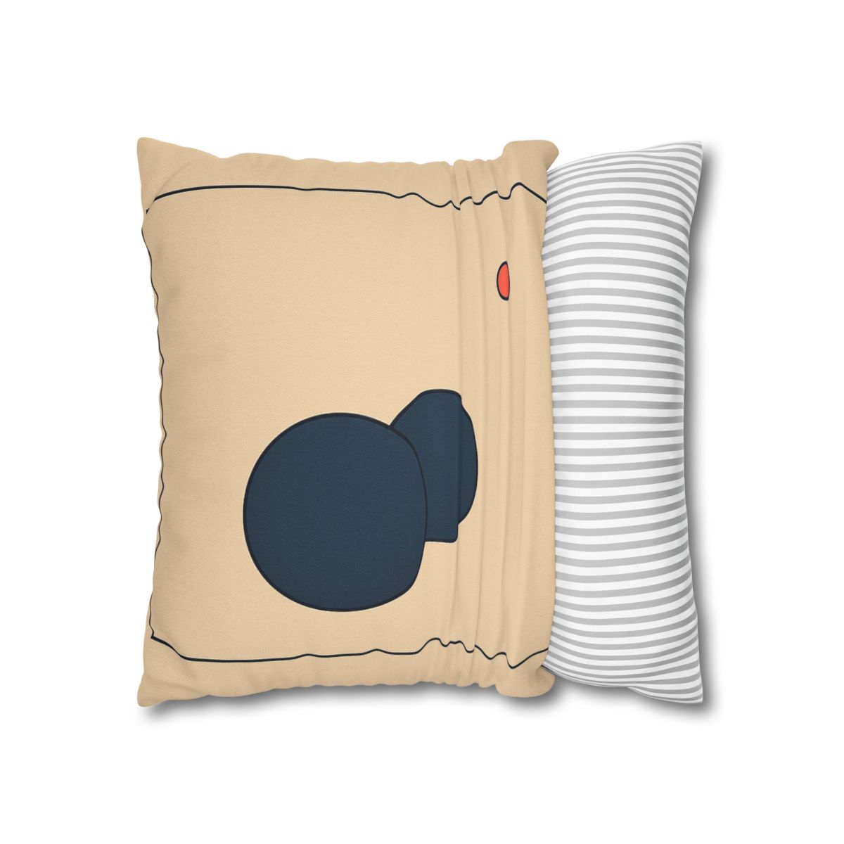 Offset Frame With Two Quiet Discs stylish decorative pillowcases