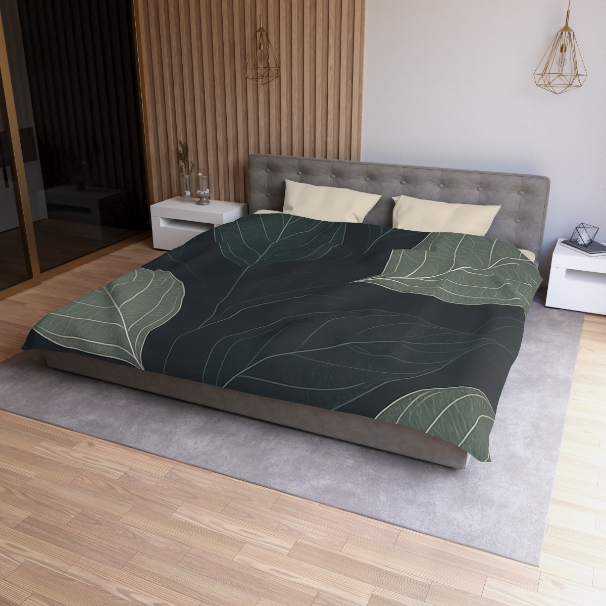 Leaf Vein Circuit Filigree warm winter duvets