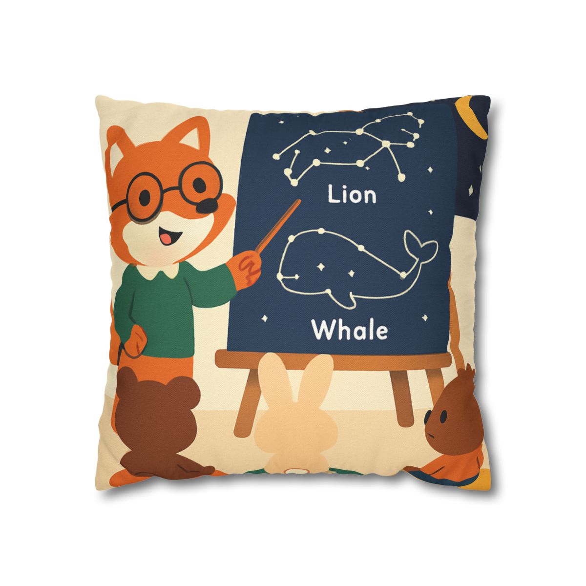 Constellation Classroom Fox trendy patterned pillow cases