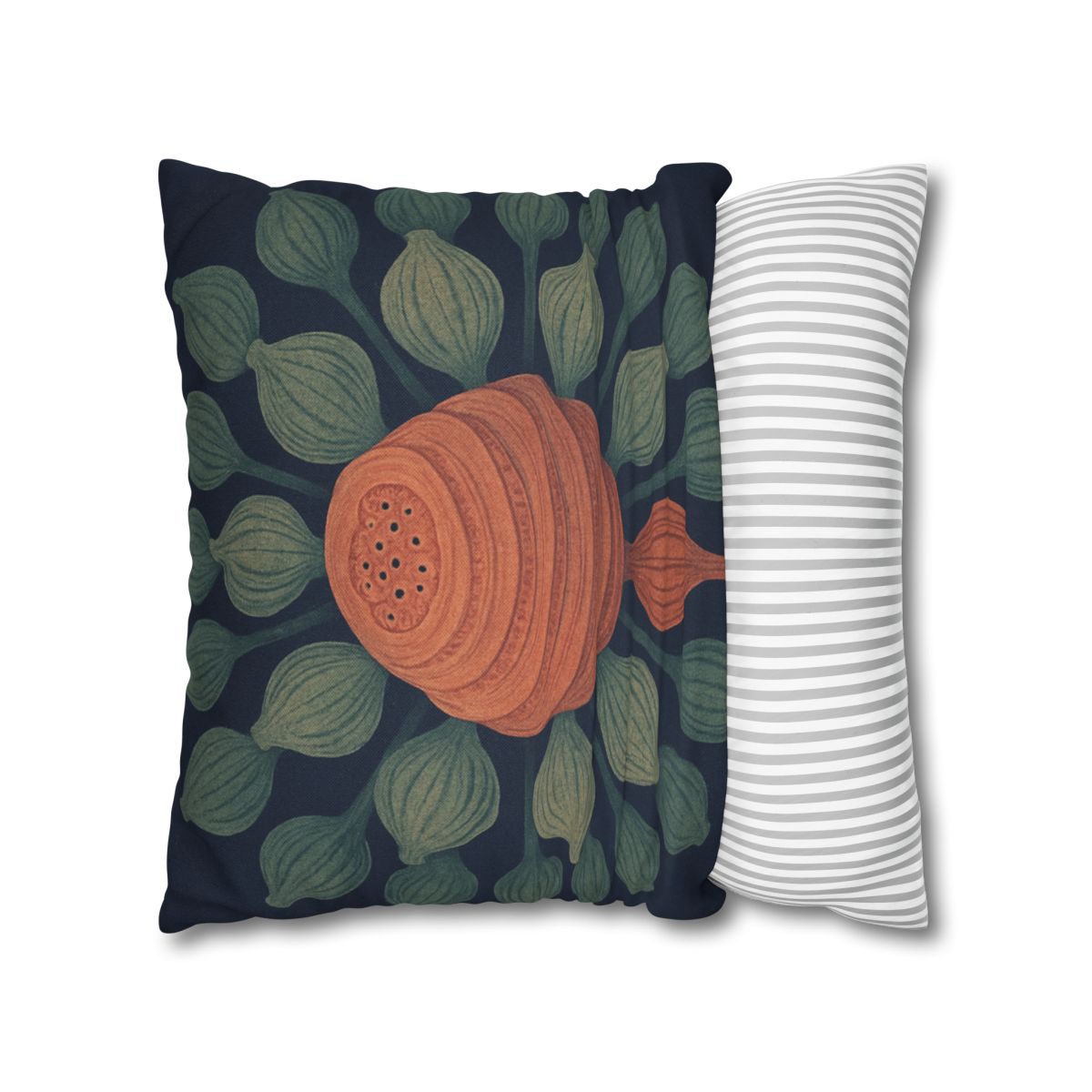 Spiral Seed Pod Halo trendy patterned pillow cases