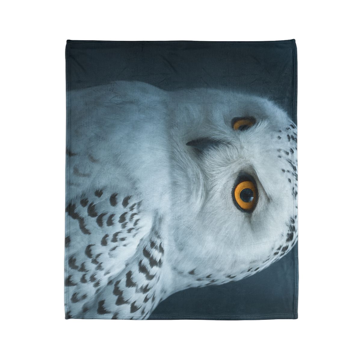 Midnight Watch Snowy Owl unique gift blanketscustom blankets