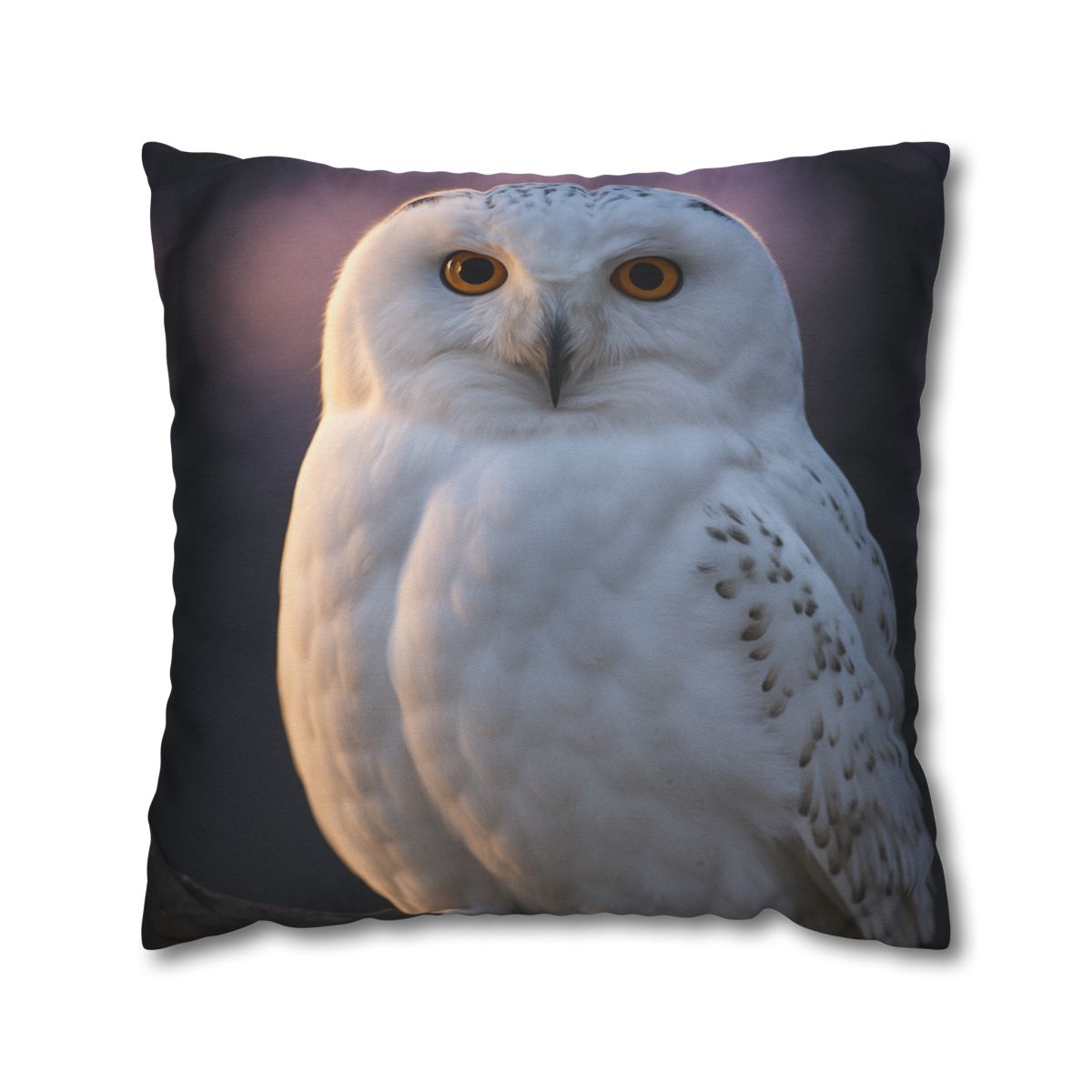 Twilight Watcher Snowy Owl unique gift pillow cases